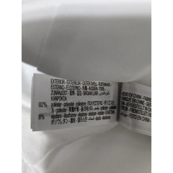 Zara Jeweled Bow Deep V Sleeveless Top White Size M NWOT - Picture 8 of 13